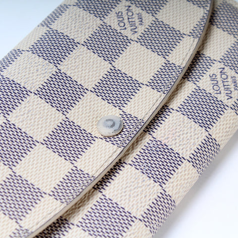 Emilie Wallet Damier Azur