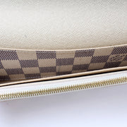 Emilie Wallet Damier Azur