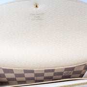 Emilie Wallet Damier Azur