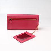 Saffiano Chain Wallet