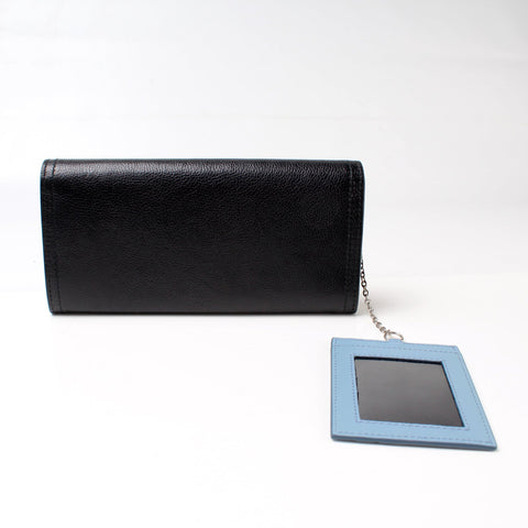 Grace Calfskin Chain Wallet