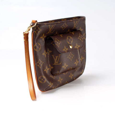 Partition Wristlet Clutch Monogram