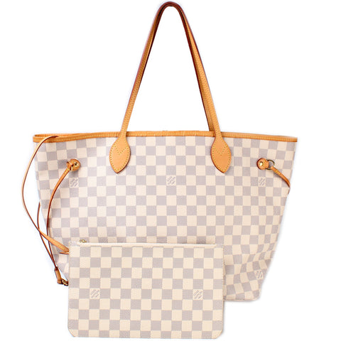 Neverfull w/Wallet MM Damier Azur