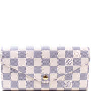 Josephine Wallet Damier Azur