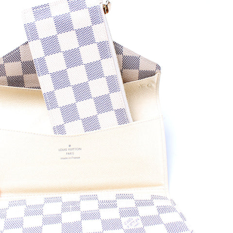 Josephine Wallet Damier Azur