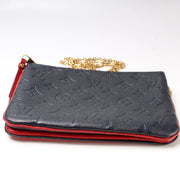 Double Zip Pochette Empreinte