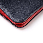 Double Zip Pochette Empreinte