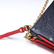 Double Zip Pochette Empreinte