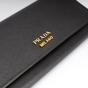 Saffiano Chain Wallet