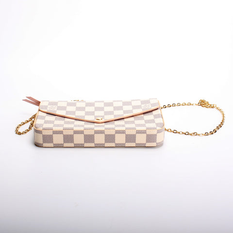 Pochette Felicie Damier Azur