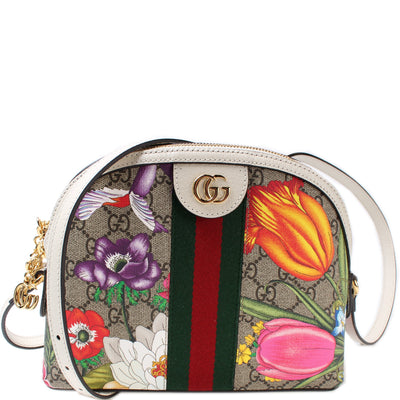 499621 Ophidia GG Flora Small Crossbody