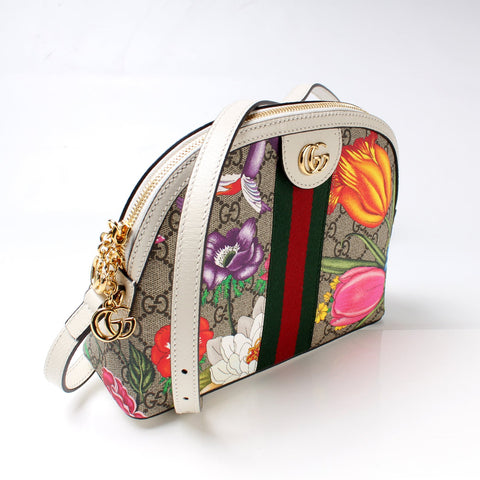 499621 Ophidia GG Flora Small Crossbody