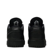 NIKE AIR JORDAN1 LOW GS TRIPLE BLACK (NEW)