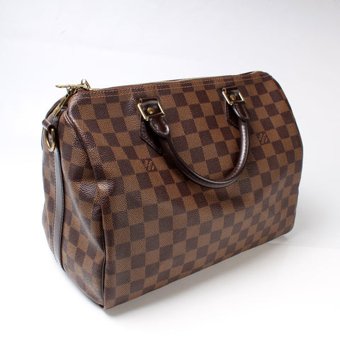 Speedy 30 Bandouliere Damier Ebene