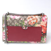 409486 Padlock GG Supreme Blooms Shoulder Medium