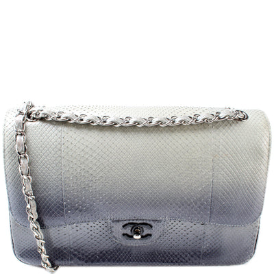 Classic Flap Jumbo Snakeskin Ombre 21M