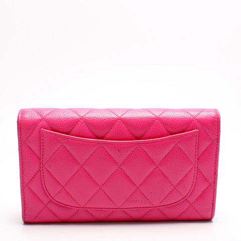 Classic Flap Wallet Caviar