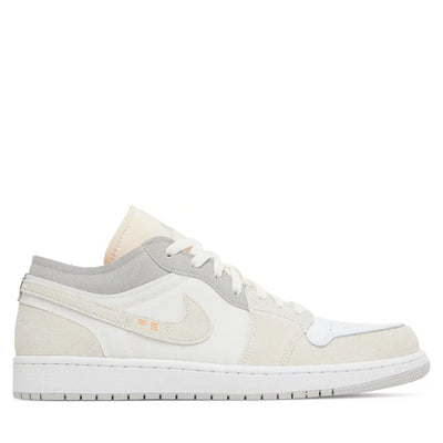 NIKE AIR JORDAN1 LOW INSIDE OUT CREAM WHITE LIGHT GREY (NEW)