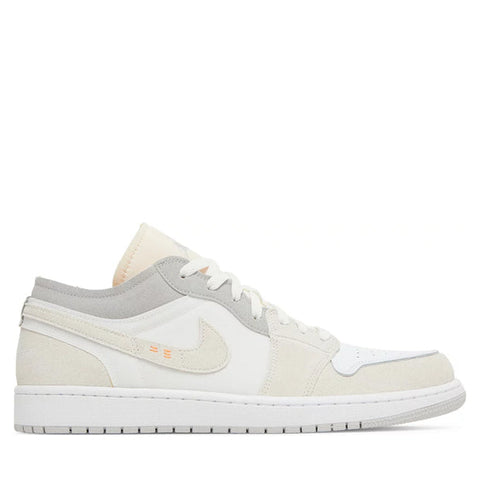 NIKE AIR JORDAN1 LOW INSIDE OUT CREAM WHITE LIGHT GREY (NEW)