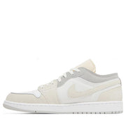 NIKE AIR JORDAN1 LOW INSIDE OUT CREAM WHITE LIGHT GREY (NEW)