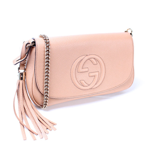 536224 Soho Chain Tassel Flap