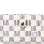 French Purse Wallet Damier Azur