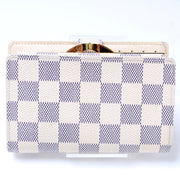 French Purse Wallet Damier Azur