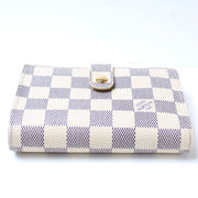 French Purse Wallet Damier Azur