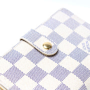 French Purse Wallet Damier Azur