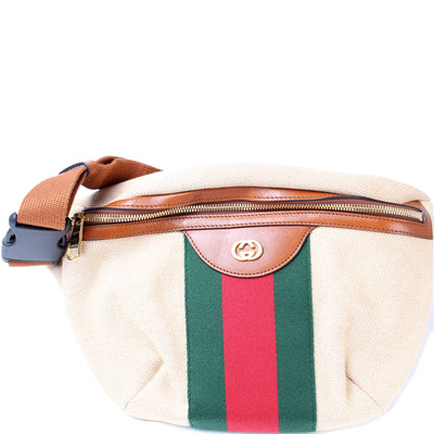 575082 Vintage Canvas Web Belt Bag