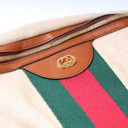 575082 Vintage Canvas Web Belt Bag