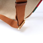 575082 Vintage Canvas Web Belt Bag