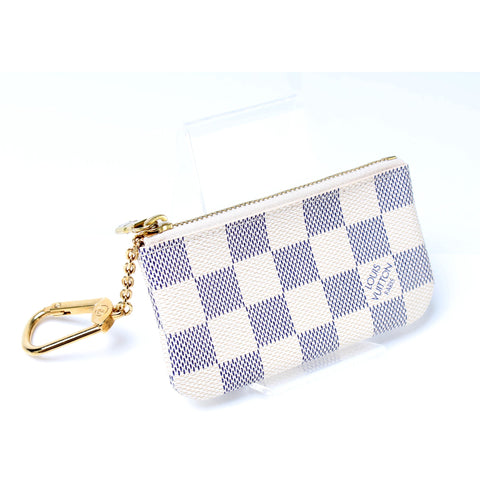 Pochette Cles Damier Azur