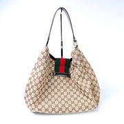 211933 GG Canvas Web Hobo