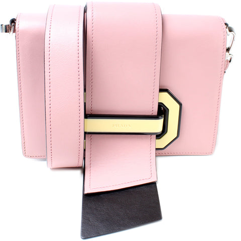 City Calfskin Plex Ribbon Shoulder Bag