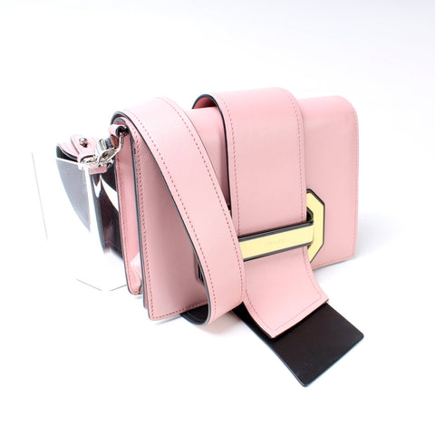 City Calfskin Plex Ribbon Shoulder Bag