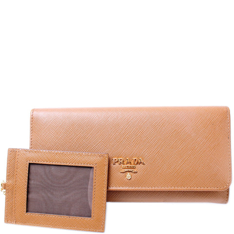 Saffiano Chain Wallet