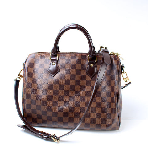 Speedy 30 Bandouliere Damier Ebene