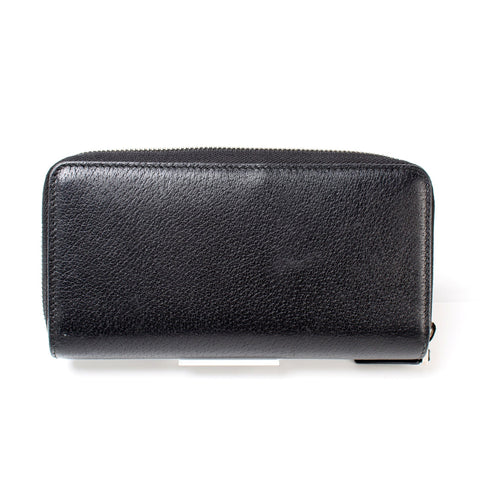 459138 Logo Zip Around Wallet Leather