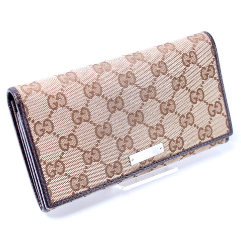 244946 GG Canvas Long Wallet