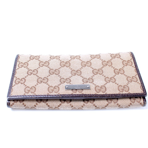 244946 GG Canvas Long Wallet