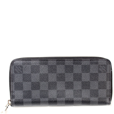 Zippy Wallet Vertical Damier Graphite