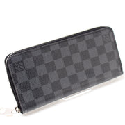 Zippy Wallet Vertical Damier Graphite