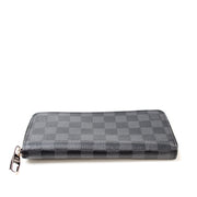 Zippy Wallet Vertical Damier Graphite