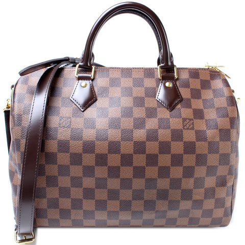 Speedy 30 Bandouliere Damier Ebene