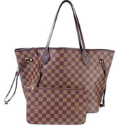 Neverfull W/ Wallet MM Damier Ebene