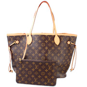 Neverfull W/ Wallet MM Monogram