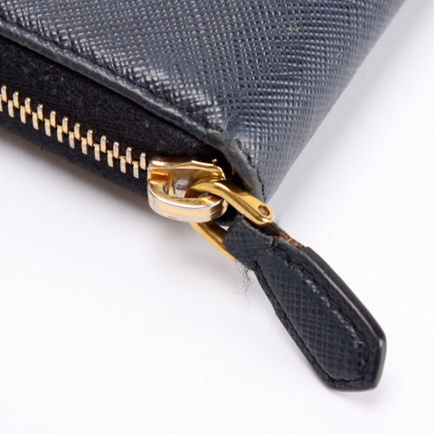 Saffiano Zip Organizer Wallet