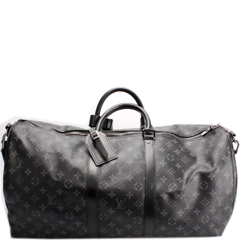 Keepall 55 Bandouliere Monogram Eclipse