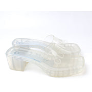 Transparent Slide Sandals Size 39